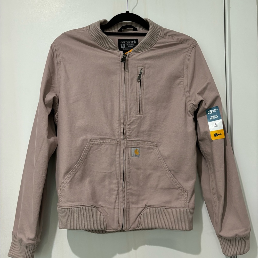Carhartt Taupe Bomber Jacket